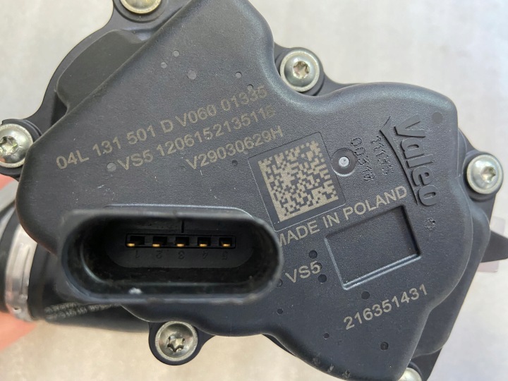 фото №5, Дросельна заслінка клапан egr audi vw 2.0 04l131501d