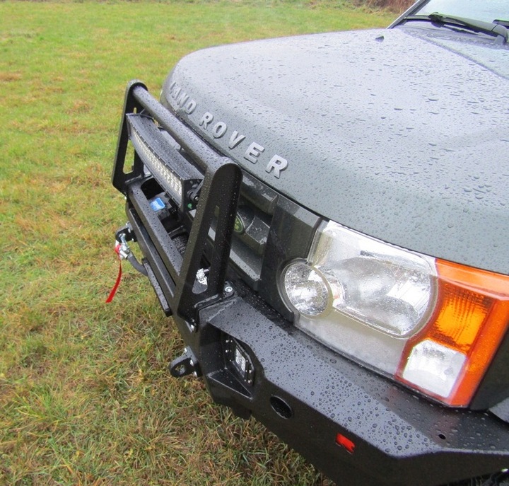 фото №14, Land rover discovery 3 i 4 бампер стальной перед p