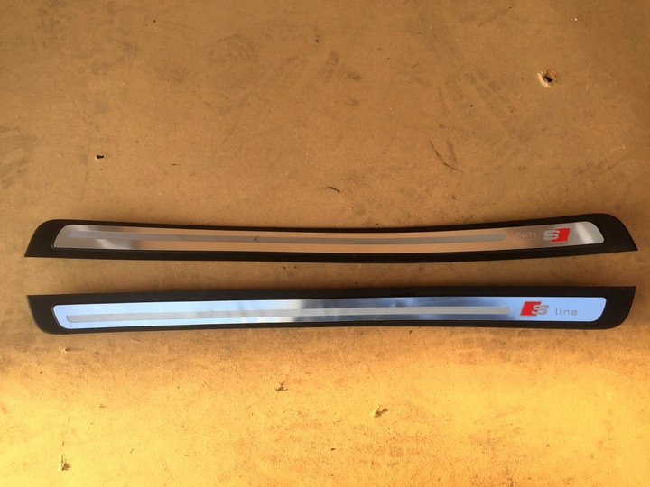 фото №1, Audi a5 8t комплект накладка пороговых s-line купе 3d