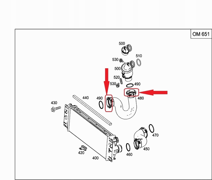 фото №4, Шплинт труба шланг turbo mercedes sprinter 906