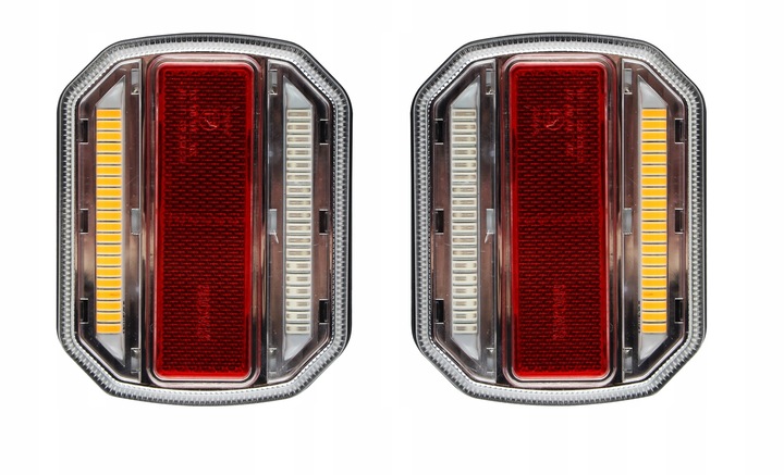 фото №1, Лампи світлодіодні задні комбіновані led динамічний поворот пара 3 функції 12-24v