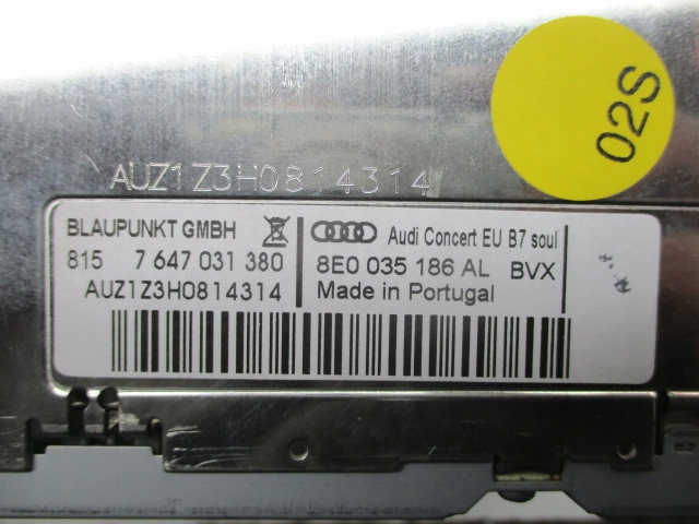 фото №6, Audi a4 b7 радио cd concert 8e0035186al