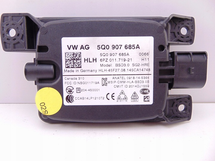 фото №12, Vw jetta golf sharan радар зад 5q0907685a