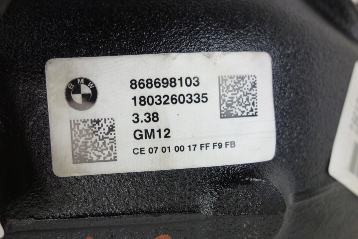 фото №9, Дифференциал дифференциал заднее bmw x4 g02 3;38 8686981