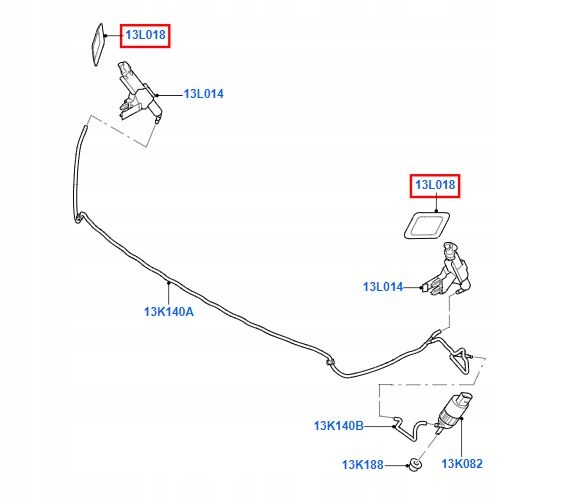 фото №5, Накладка омывателя фара s-max 1 galaxy 3