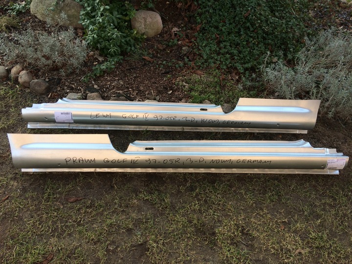 фото №1, Пороги порог правые / левый vw golf iv 1997-05 3-дверь заводской новый германия