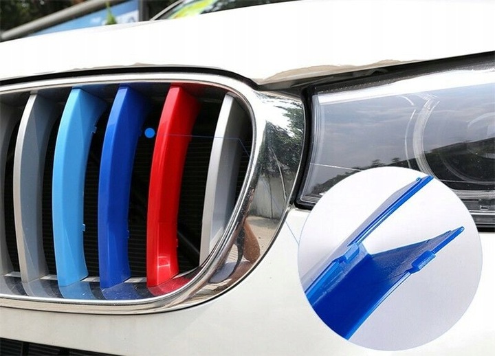 фото №10, Накладки na решётка радиатора решётки радиатора м-пакет bmw f15 x5 f16 x6