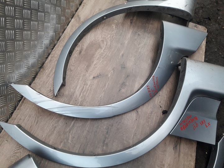 фото №7, Bmw x3 e83 планка na крыло aero динамический