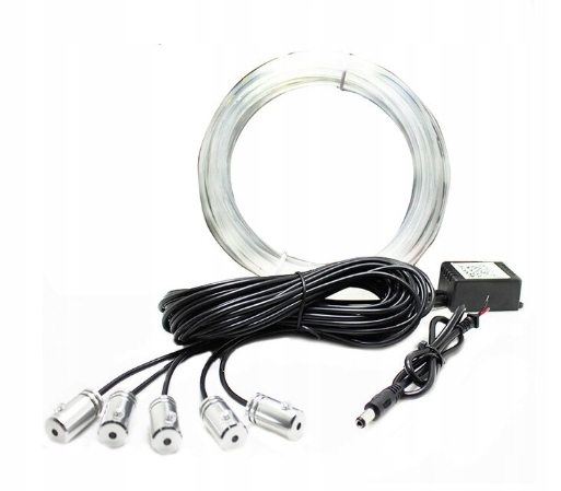 фото №11, Оптоволокно el wire лента led освещение капот цвета rgb блютуз app 6m