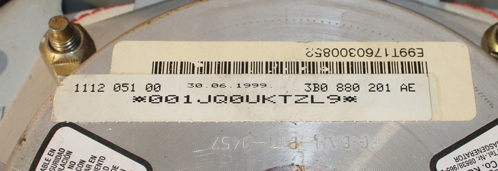 фото №4, Vw t4 подушка подушка безпеки водія i пасажира заглушка