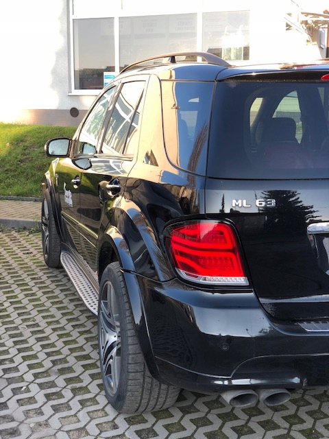 фото №6, Лампи зад mercedes ml w164 red білий led діодні