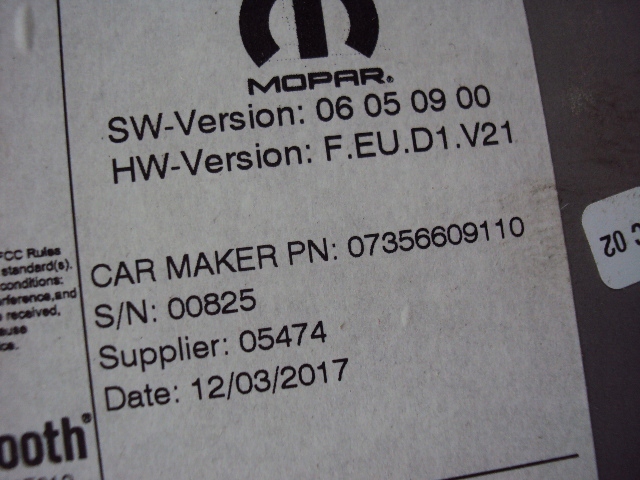 фото №8, Радио fiat tipo ii 07356609110