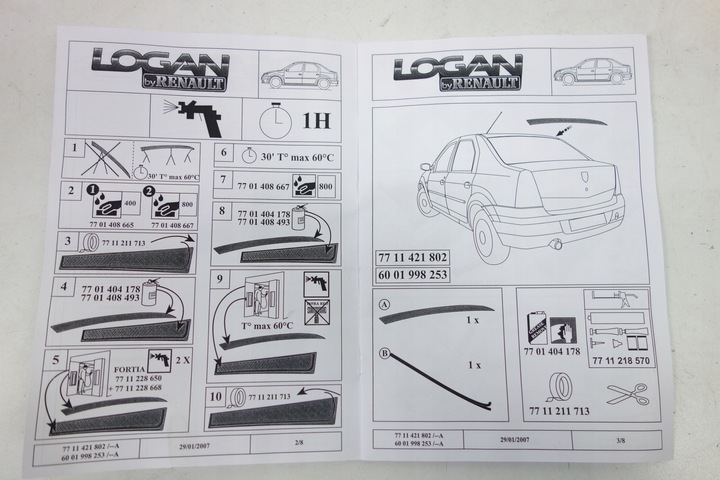 фото №6, Спойлер задньої скла dacia logan 04-08 7711421802