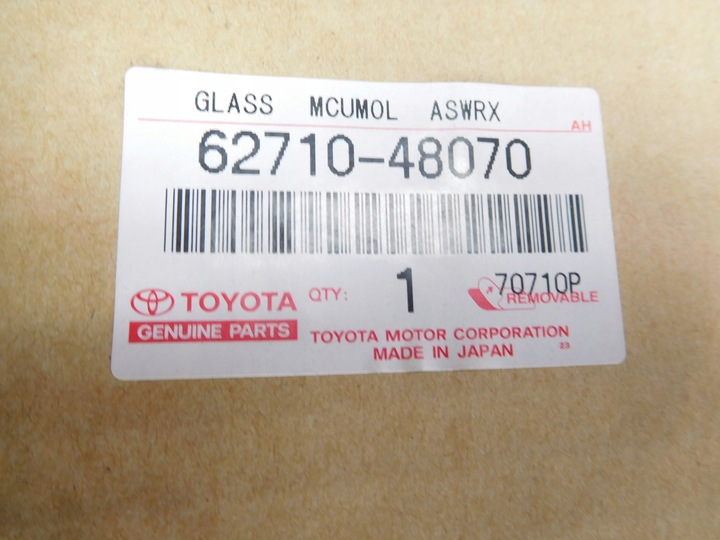 фото №7, Скло зад str. ліва lexus rx300 62710-48070