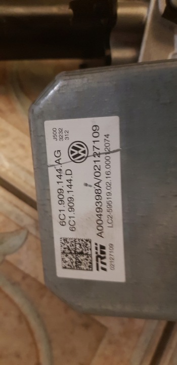 фото №5, Fabia iii колонка 6c1614105g блок керування 6c1909144ag