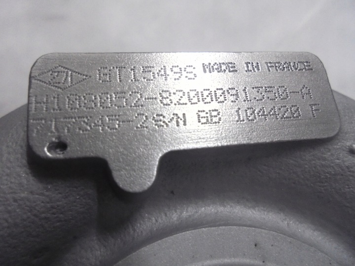 фото №12, Турбіна turbo турбонагнітач renault trafic ii 1.9 dci 101 km 751768