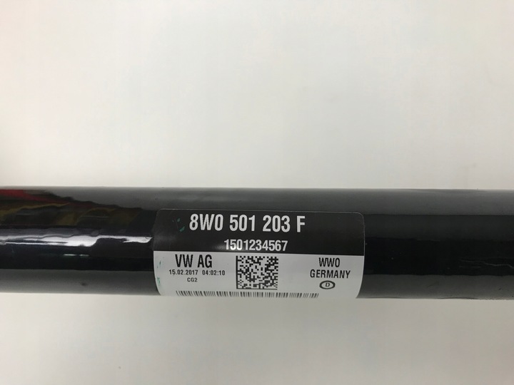 фото №2, Полуось левая задняя зад audi rs4 rs5 s5 8w 8w0501203f