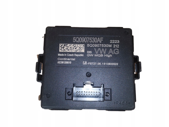 фото №1, Vw passat b8 модуль шлюз 5q0907530af