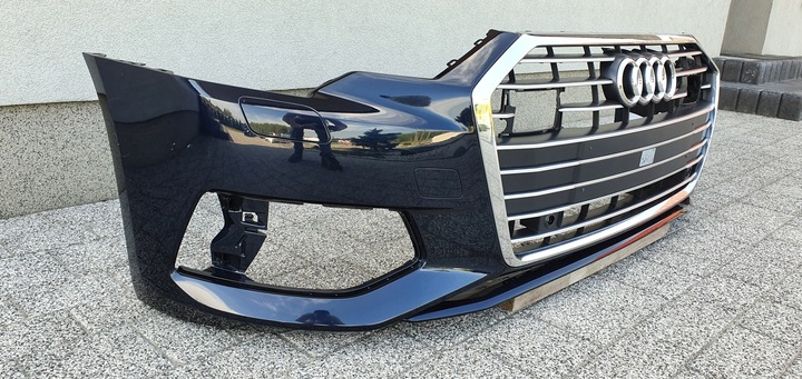 фото №8, Audi a6 c8 4k0 2018- бампер перед оригинал a320