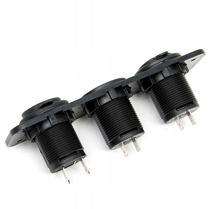 фото №16, Панель вольтметр зарядний пристрій 2x usb 3,1a 3w1 гніздо прикурювача автомобільні