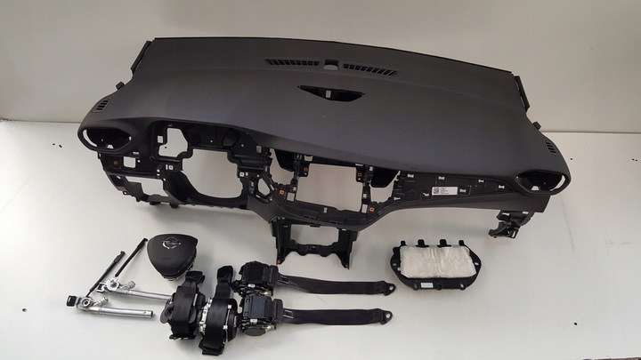 фото №1, Opel crossland панель консоль подушка безопасности подушки ремни оригинал демонтаж