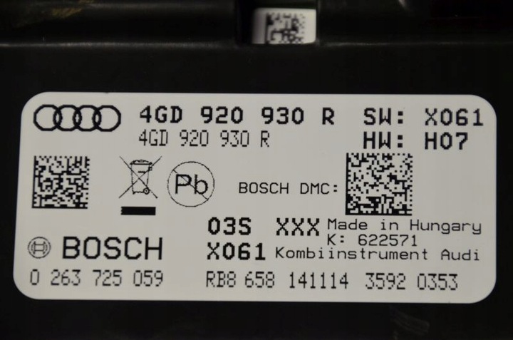 фото №5, Audi a6 4g спидометр приборы 4gd920930r