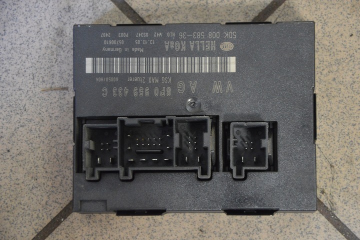 фото №1, Audi a3 8p модуль комфорта 8p0959433c