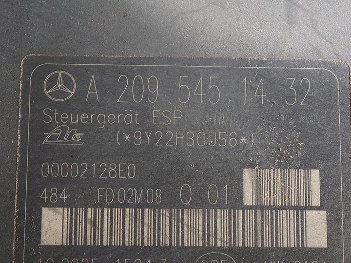 фото №2, Mercedes насос abs esp a2095451432