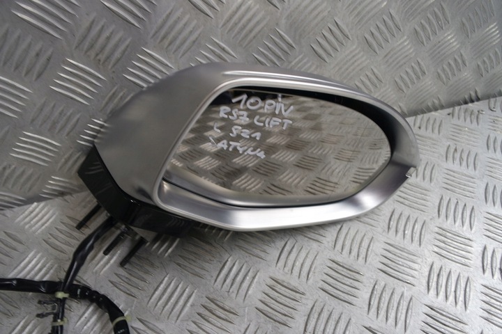фото №6, Audi rs7 s7 рестайлінг дзеркало праві l521 10 pin сатин
