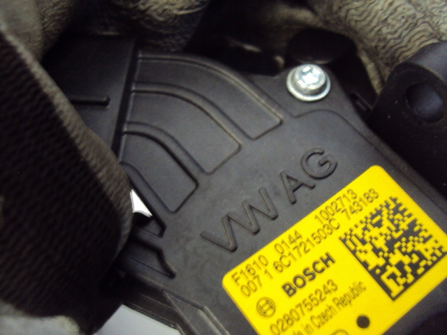 фото №5, Педаль газа vw polo 6c 1.4 tdi рестайлинг 14- 6c1721503c
