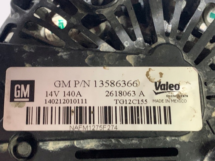 фото №5, Генератор valeo opel astra j k 1.6 cdti b16dth