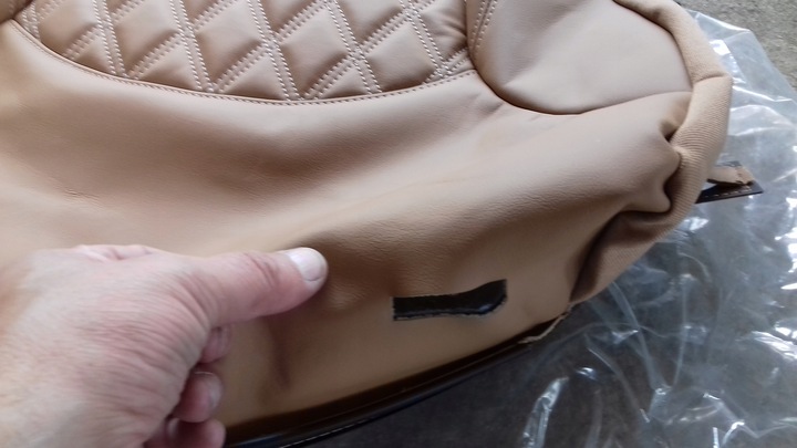 фото №5, Обивка спинка кожа сиденье opel adam 3d правые