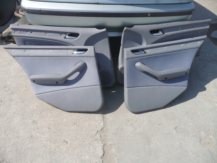 фото №7, Bmw e46 sedan обшивки сидіння сидіння складний сірий