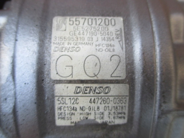 фото №9, Opel corsa d 1.2 1.4 трубки провода кондиционера шланги компрессора компрессора