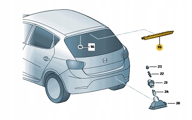 фото №2, Третье дополнительный свет сплав seat ibiza leon aso