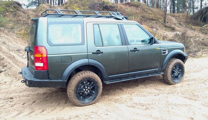 фото №12, Land rover discovery 3 i 4 бампер стальной зад t