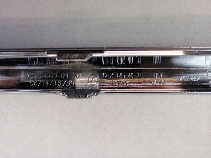 фото №16, Mercedes w212 планка бампера зад хром