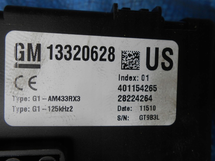 фото №7, Запчасти | corsa d центральный замок коробка модуль bsi 13320628 us