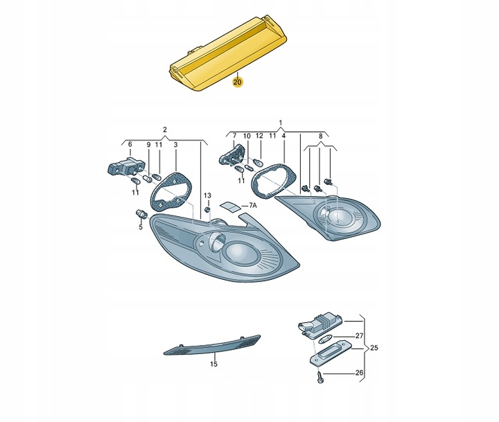 фото №2, Додатковий світло сплав vw passat cc, cc r-line aso