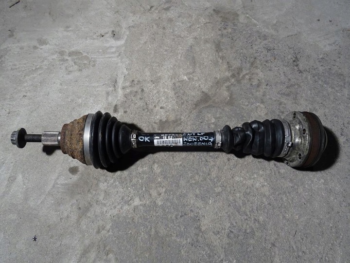 фото №1, Audi a3 8p golf v scirocco 2.0 tfsi полуось левая перед передняя 1k0407271ee