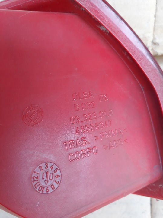 фото №5, Лампа права зад alfa romeo 147