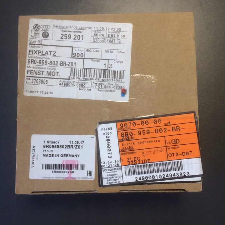 фото №1, Модуль двері vw beetle праві 6r0959802br z01 новий