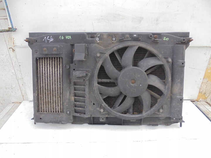 фото №1, Pas переднє радіатор citroen c4 i рестайлінг 1.6 hdi