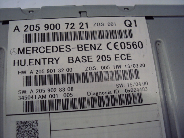 фото №6, Магнитола магнитола mercedes c-klasa w205 a2059007221