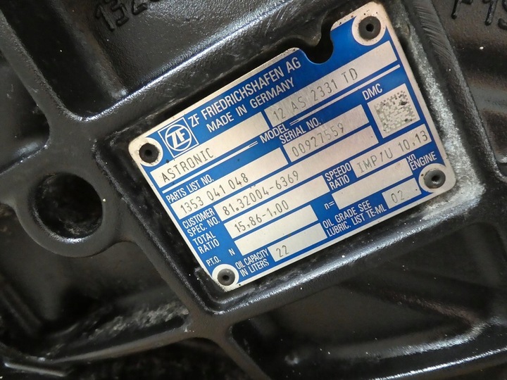 фото №6, Коробка передач коробки передач ретардер man tgx tgs евро 6 int 3