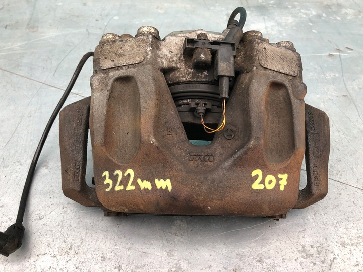 фото №4, Mercedes w207 e купе супорт праві перед 322mm 3,0