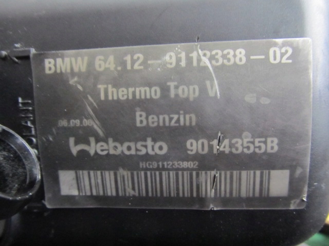 фото №5, Вебасто термо top v бензин bmw 64.12-9112338-02
