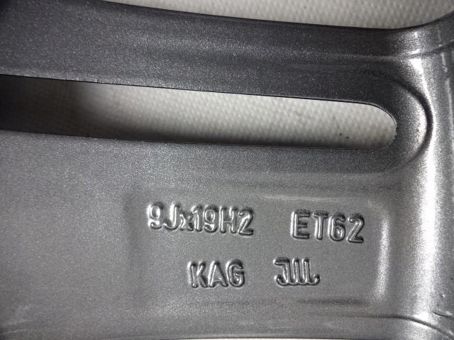 фото №12, Алюмінієвий диск mercedes-benz oem номер 9.0" x 19" 5x112 et 62