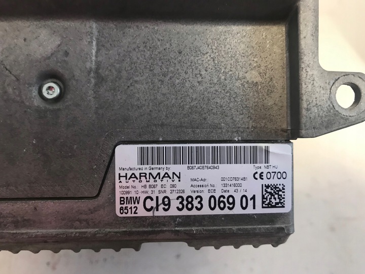 фото №5, Модуль навигация harman bmw f30 nbt 9383069