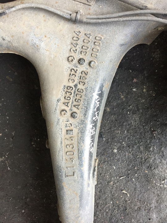 фото №3, Диск важіль задній зад лівий vito 639 рестайлінг 2,2 cdi